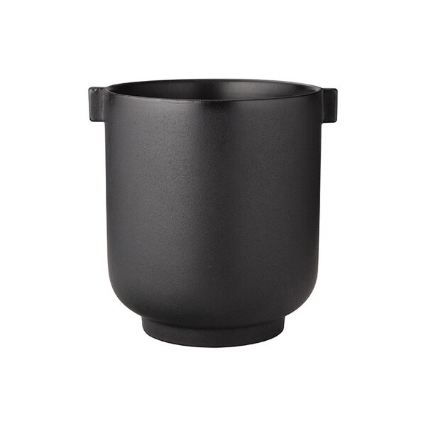 Ernst pot with ears 19,5 x 22,5 cm, black