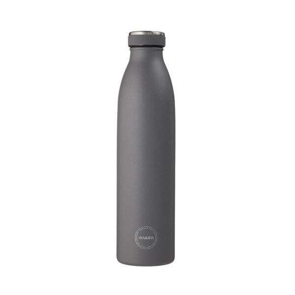 Aya&Ida Juomapullo 750 ml, dark grey