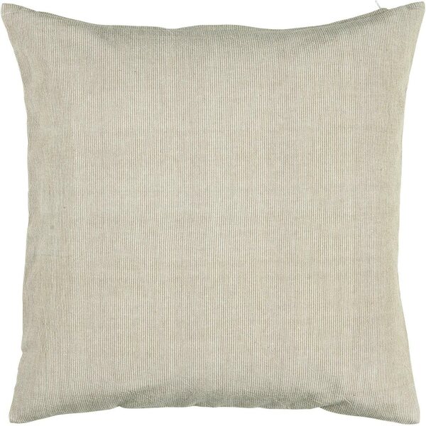 Ib Laursen kapearaitainen tyynynpäällinen 50 x 50 cm, malva/beige