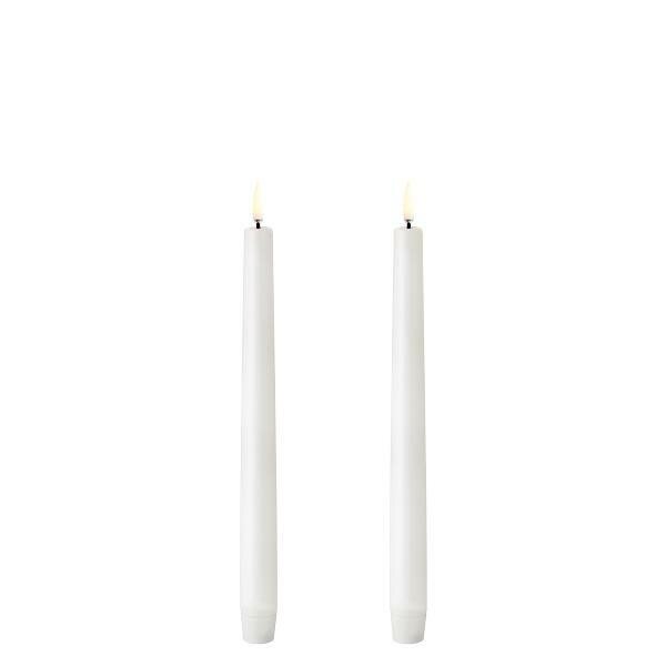 Uyuni Led-kruunukynttilä 25 cm 2 kpl/pkt, valkoinen