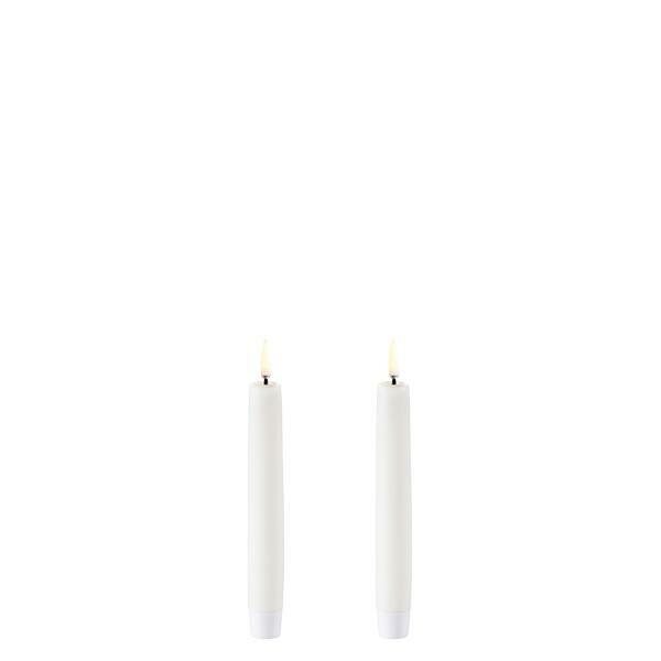 Uyuni Led-kruunukynttilä 15 cm 2 kpl/pkt, valkoinen