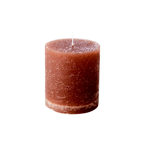 Affari Cote nord pillar candle 7 x 7,5 cm, toffee