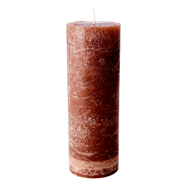 Affari Cote nord pillar candle 7 x 20 cm, toffee