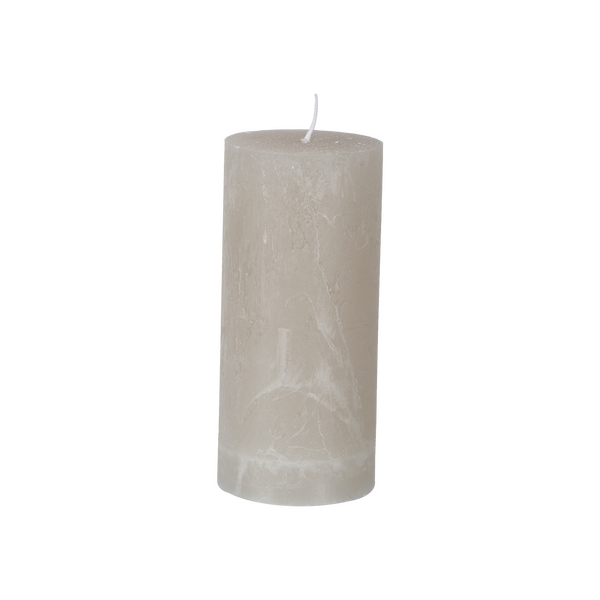 Affari Cote nord pillar candle 7 x 15 cm, sand