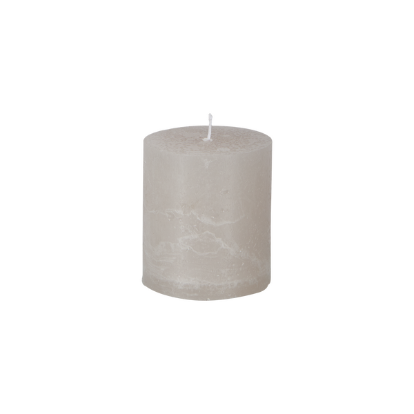 Affari Cote nord pillar candle 7 x 7,5 cm, sand