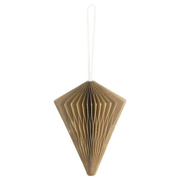 Ib Laursen Paperikoriste kartio 10 cm, beige