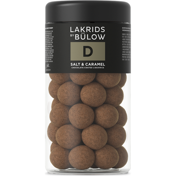 Lakrids By Bulow D - Salt ja caramel suklaakuorrutteinen lakritsi 295 g, regular
