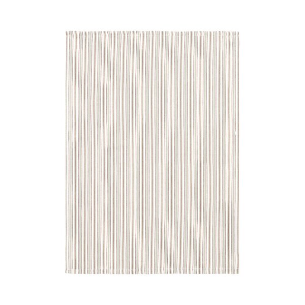 Svanefors Robin keittiöpyyhe 50 x 70 cm, beige/valk./pun.