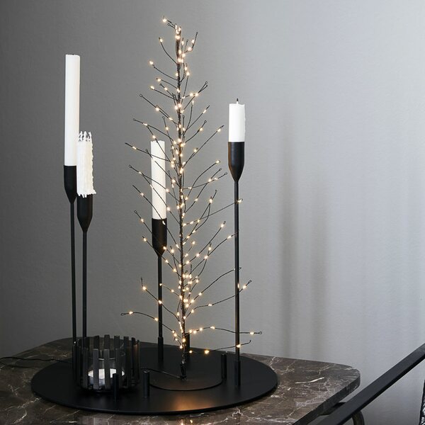 House Doctor wire Christmas tree Glow 60 x 12 cm, black