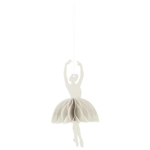 Ib Laursen Ballerina paperikoriste, valkoinen