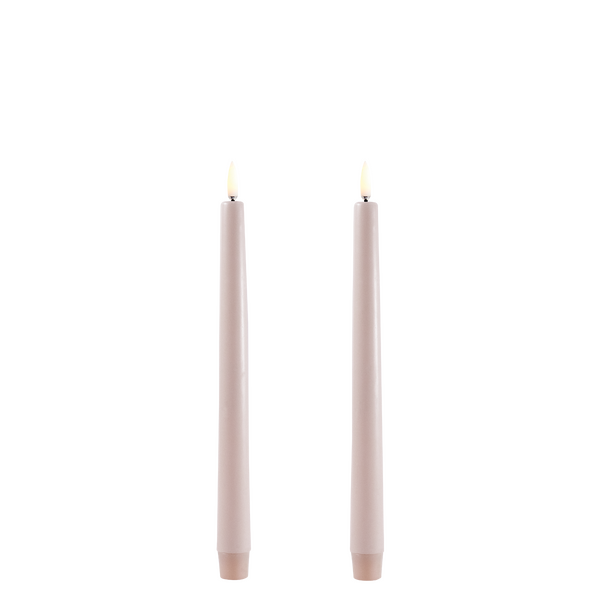 Uyuni Led-kruunukynttilä 25 cm 2 kpl/pkt, beige