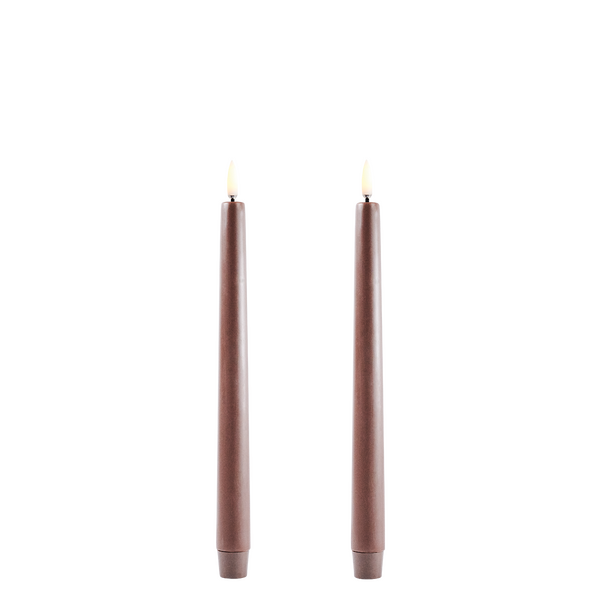 Uyuni Led-kruunukynttilä 25 cm 2 kpl/pkt,brown