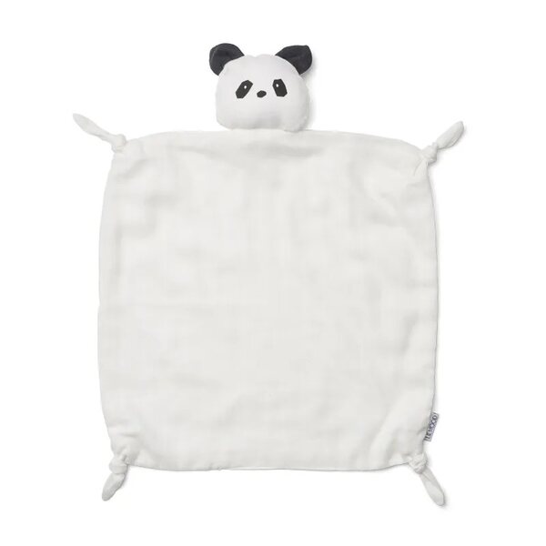 Liewood Agnete cuddle cloth, Panda creme de la creme