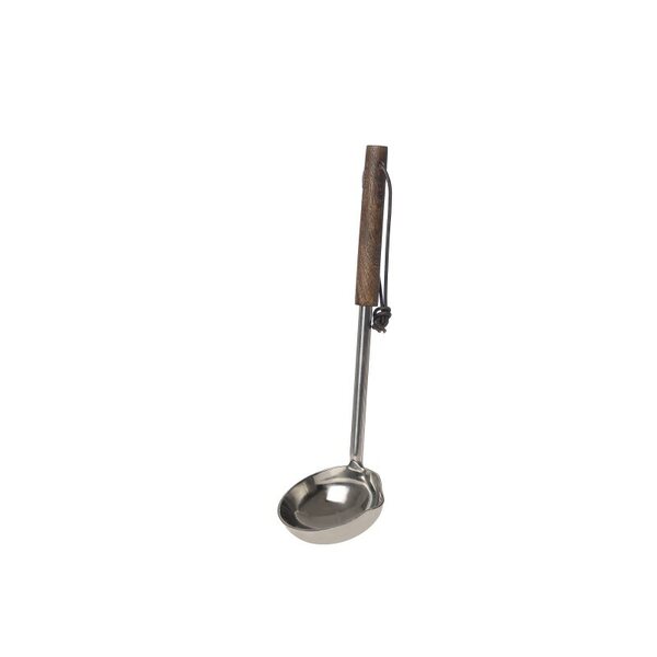Ernst sauce spoon 22,5 x 6,3 cm, dark brown wood/steel