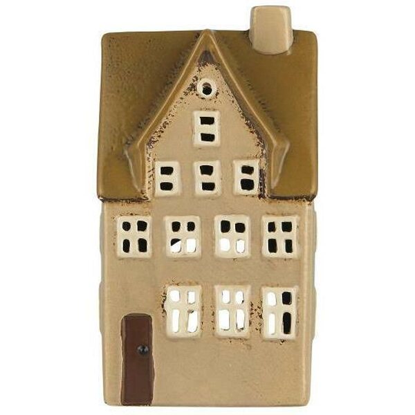 Ib Laursen Talo kynttilälyhty beige, 6,5 x 20 x 10 cm