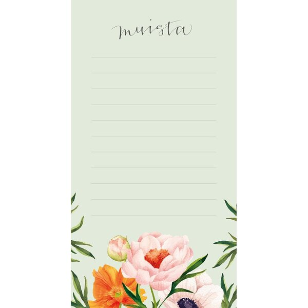 Henna Adel TO DO-lista Muista 10,5 x 19,5 cm