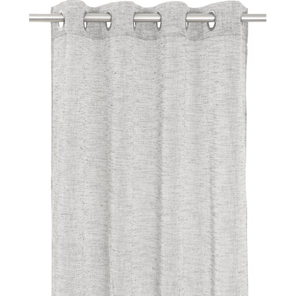 Svanefors Evely rengasverhot 2 kpl 140 x 250 cm, vaaleanharmaa MALLIKAPPALE