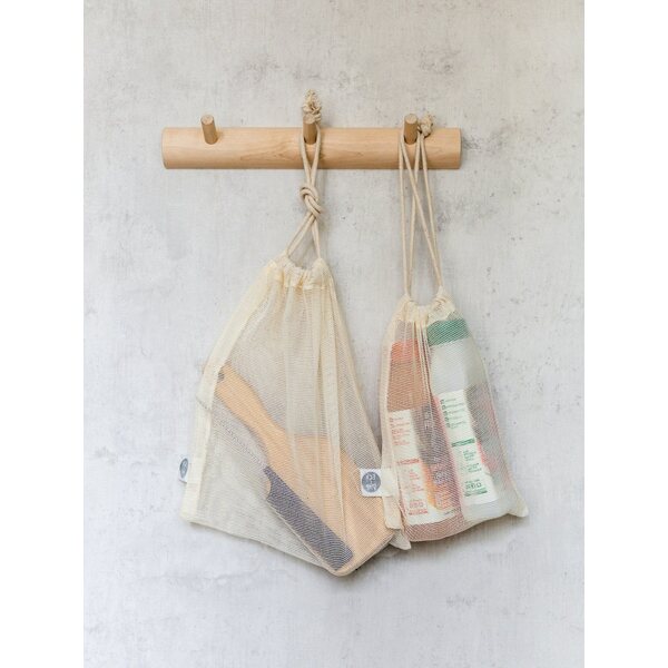 Eco & Pop Coat rack 3 knobs 4 x 29 cm, natural birch
