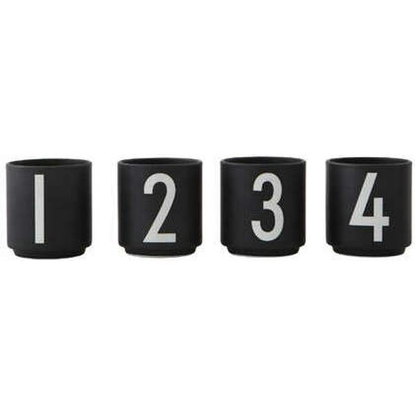 Design Letters Minikupit 1, 2, 3 ja 4, musta