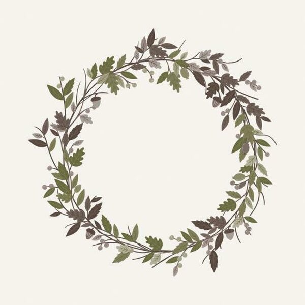 Ib Laursen Autumn wreath napkin 20 pcs/pkt 33 x 33 cm