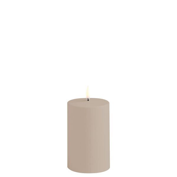Uyuni Led-ulkokynttilä 7,8 x 12,7 cm, sandstone