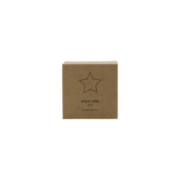 House Doctor Sticky star tähtitarra 50 kpl, kulta