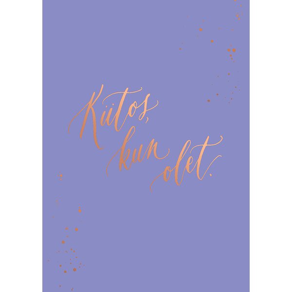 Kalligrafiastudio Kiitos, kun olet kortti