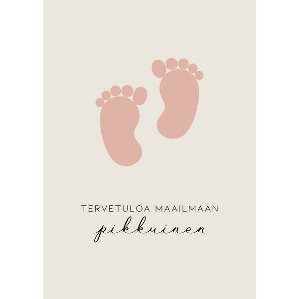 Tervetuloa maailmaan pikkuinen - VALITSE VÄRI