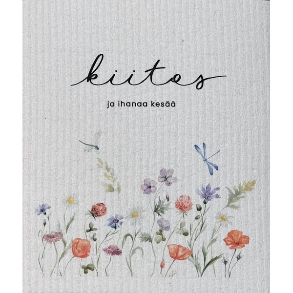 Kiitos ja ihanaa kesää tiskirätti