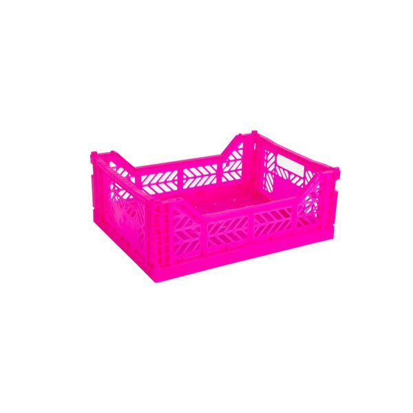 Aykasa Midi stackable crate, neon pink