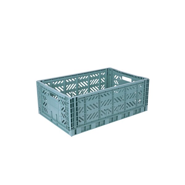 Aykasa Maxi stackable crate, teal