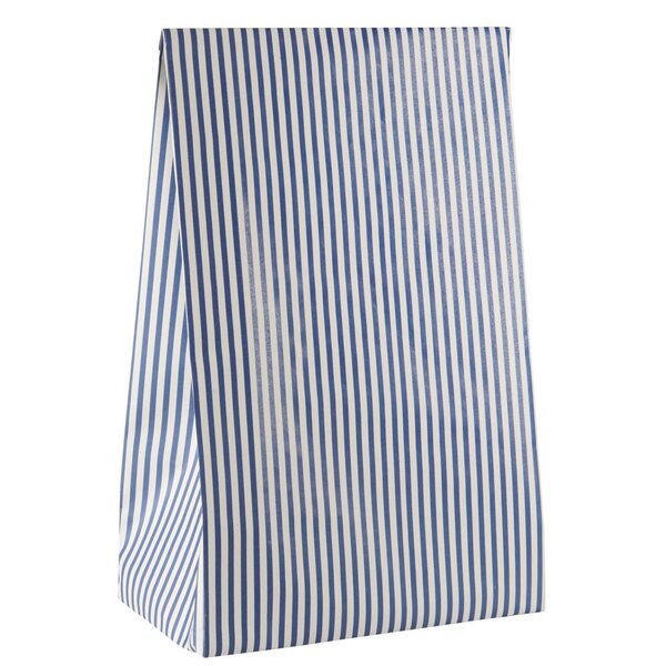Ib Laursen Gift bag Blue stripes M 18x28,5x10 cm