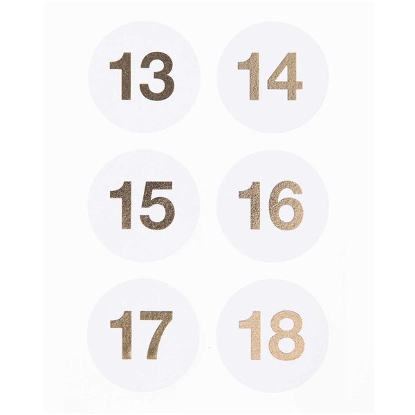 Putinki Design Joulukalenteritarrat 1 - 24 - VALITSE VÄRI