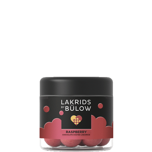 Lakrids By Bulow Crispy raspberry suklaakuorrutteinen lakritsi 125 g, small