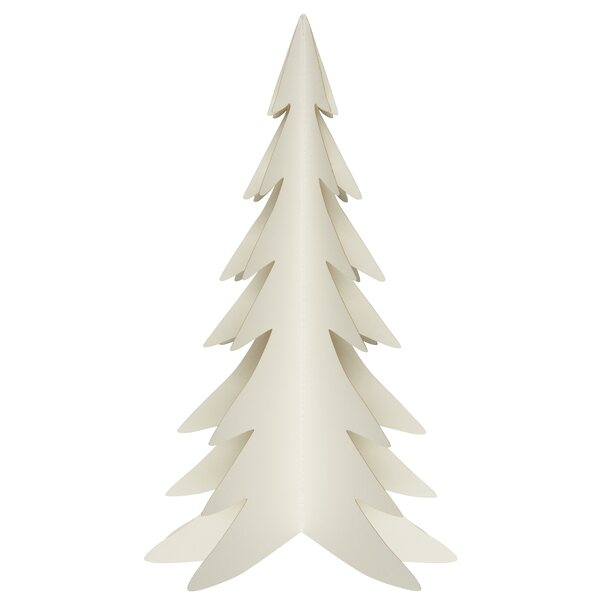 Ib Laursen Tree paper decoration 17 x 30 cm, white