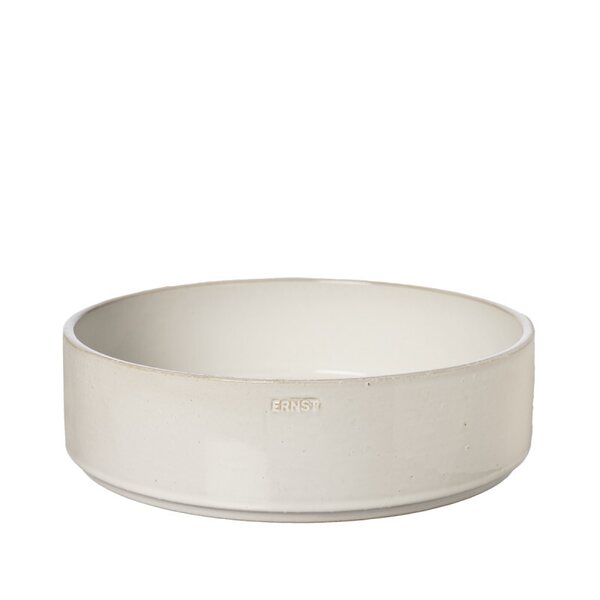 Ernst Oven/serving dish 30 cm, white/sand