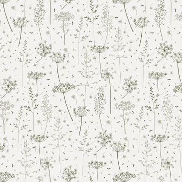 Ib Laursen Green grass and umbels gift wrapping paper 52,5 cm x 2 m