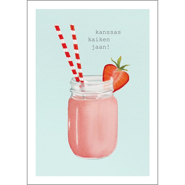 Henna Adel Kanssas kaiken jaan! -kortti, smoothie