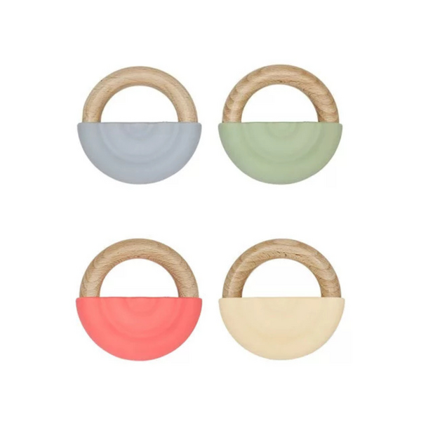 OYOY Rainbow teether 2 pcs/pkt - CHOOSE COLOUR