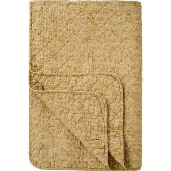 Ib Laursen Quilted blanket 130 x 180 cm, straw yellow