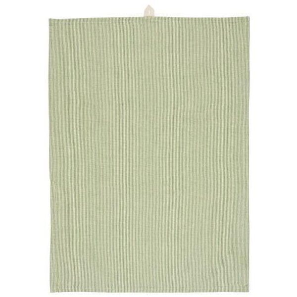 Ib Laursen Emil kitchen towel 50 x 70 cm, green/white