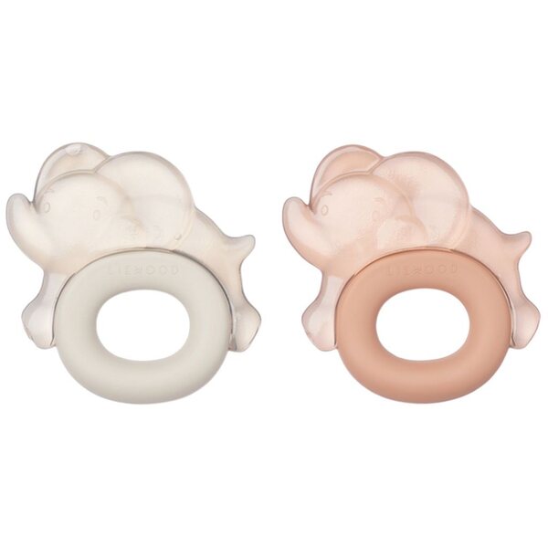 Liewood Rita Elephant Cooling Teether 2-Pack, pale tuscany/sandy