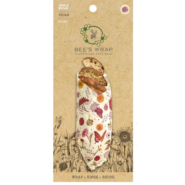 Bee`s Wrap Vegaaninen ruokakääre leipä, Meadow Magic