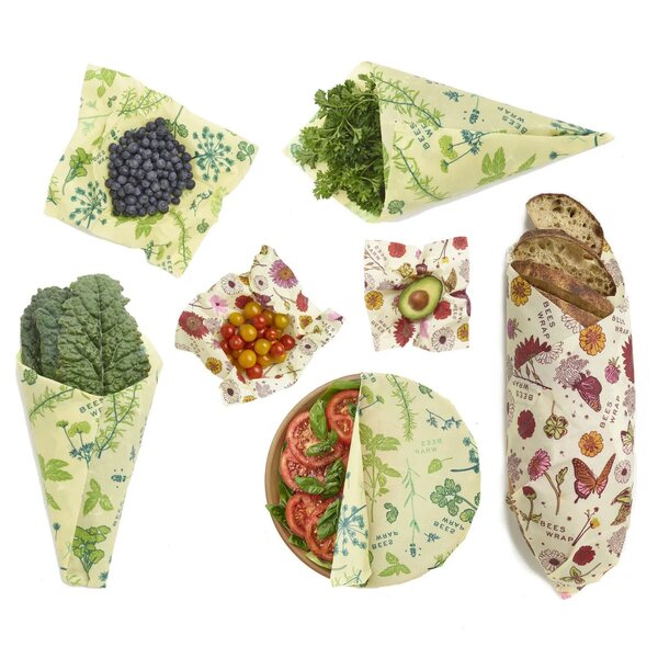 Bee`s Wrap Vegan food wrap Variety pack 7 pcs