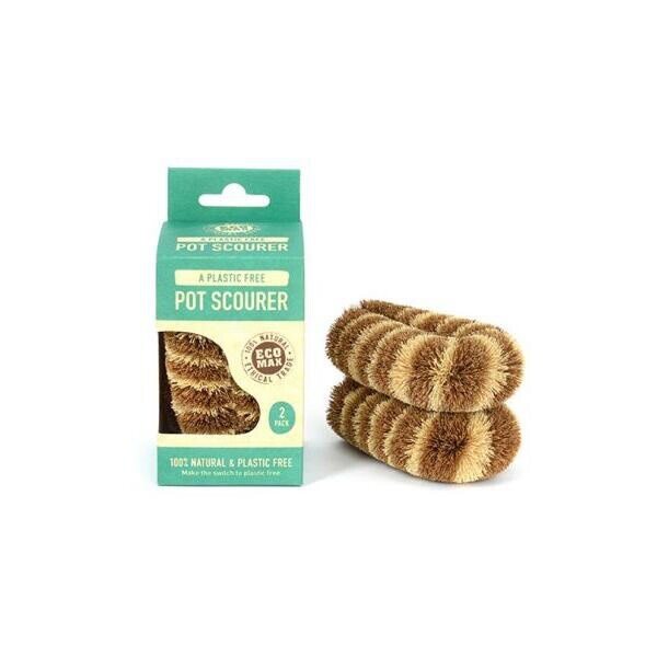 Eco Max Premium Tiger Pot Scourer, 2-pack