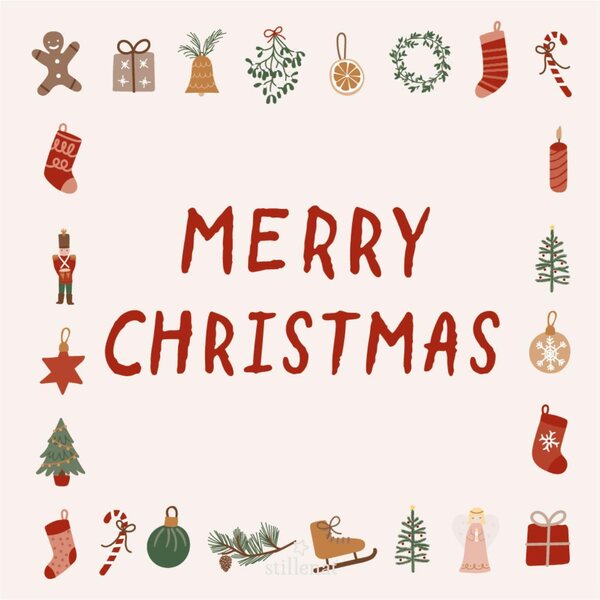 Ib Laursen Merry Christmas napkins 20 pcs 33 x 33 cm