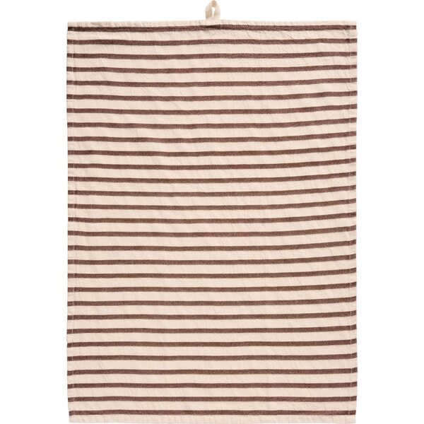 Ib Laursen Freddy kitchen towel 50 x 70 cm, off-white/brown