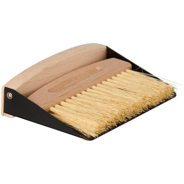 Ib Laursen Table brush set, beech/black