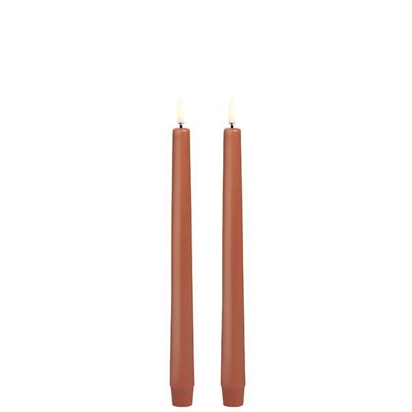 Uyuni Led-kruunukynttilä 25 cm 2 kpl/pkt, terracotta