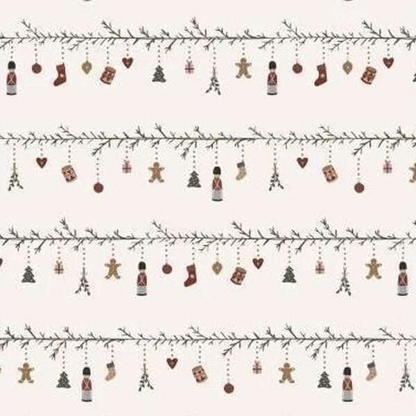 Ib Laursen My nostalgic Christmas lahjapaperi 52,5 cm x 2 m, havu